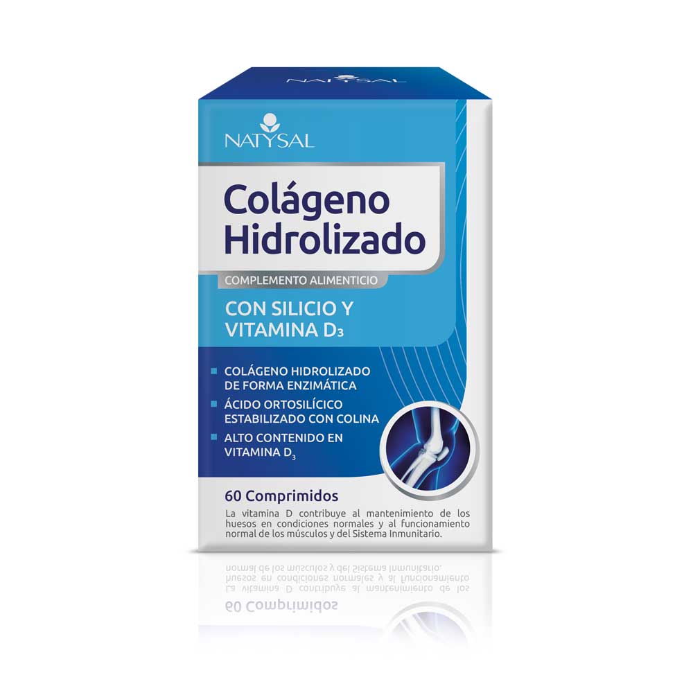 antioxidantes COLAGENO HIDROLIZADO CON SILICIO VITAMINA D3 60 COMP