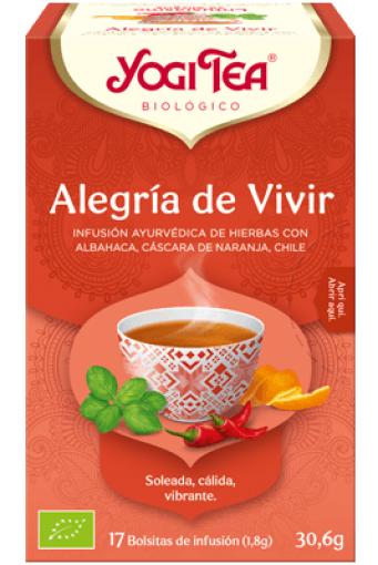 plantas en filtro YOGI TEA ALEGRIA DE VIVIR BIO 17 FILTROS