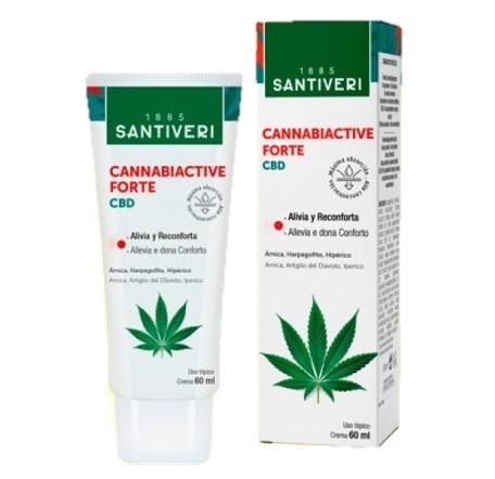 huesos y articulaciones CANNABIACTIVE FORTE CREMA CBD 60 ML