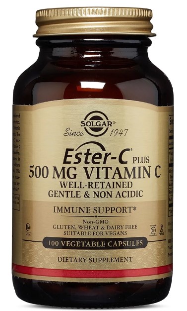 ESTER-C® PLUS 500 mg 100 Cáps Vegetales.
