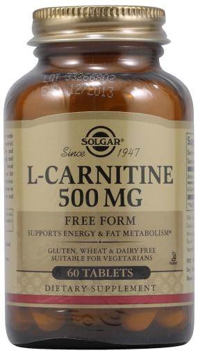 L-CARNITINA 500MG 60 COMPRIMIDOS