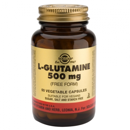 L-GLUTAMINA 500 mg 50 Cápsulas Vegetales.