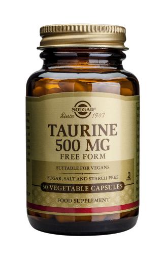 vigorizantes TAURINA 500 mg. 50 Cápsulas Vegetales.