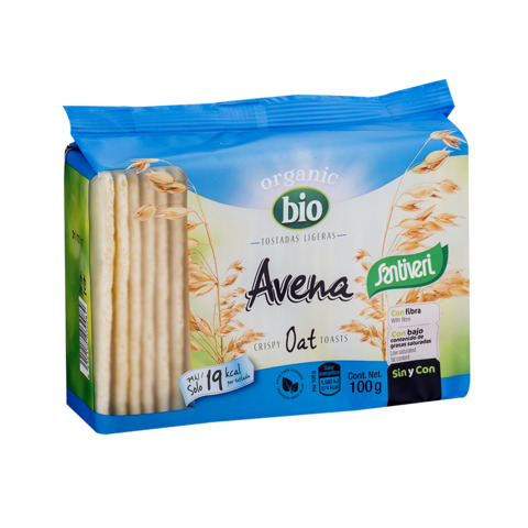 pan TOSTADAS DE AVENA 100 grs Bio