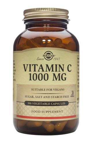 VITAMINA C 1000mg 100 Cápsulas Vegetales.