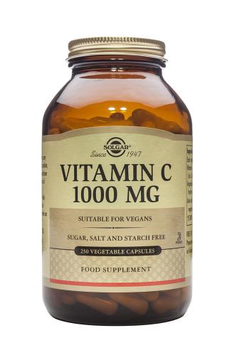 VITAMINA C 1000mg 250 Cápsulas Vegetales.