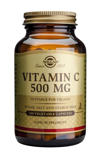 VITAMINA C 500mg 100 Cápsulas Vegetales.