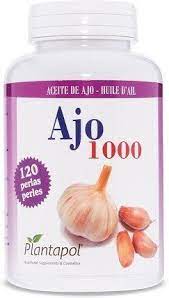 sistema circulatorio AJO 1000 (Aceite de Ajo) 120 perlas 1.400 mg