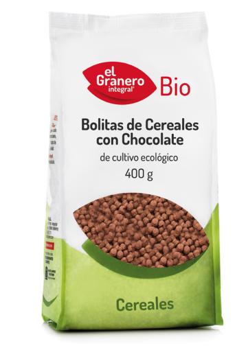BOLITAS DE CEREALES CON CHOCOLATE BIO, 300 g