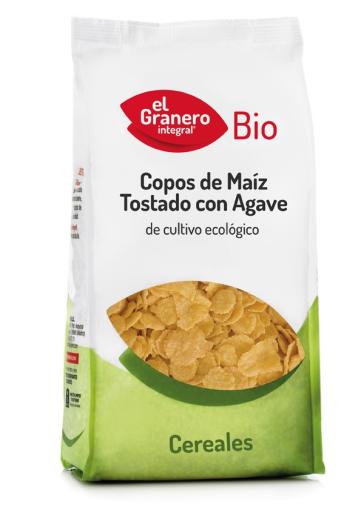 copos, mueslis y salvados COPOS DE MAIZ TOSTADO CON AGAVE BIO 300G