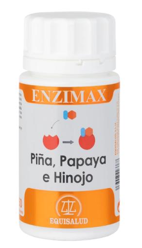 digestivos ENZIMAX PIÑA, PAPAYA, HINOJO 50 CAP