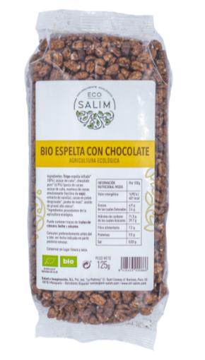 copos, mueslis y salvados ESPELTA CON CHOCOLATE BIO 125 GR