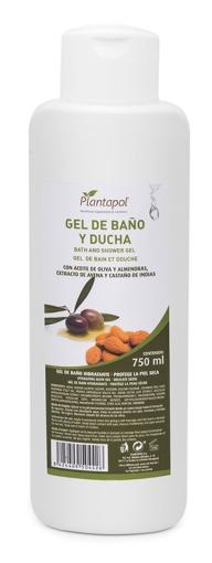 línea corporal GEL DE BAÑO ACEITE OLIVA+ALMENDRAS 750 ML