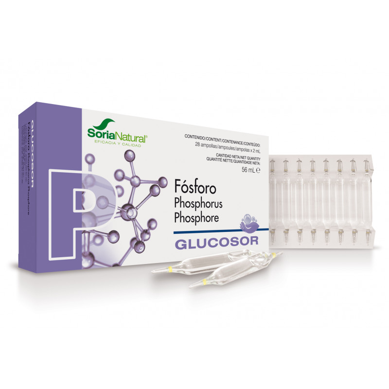 minerales GLUCOSOR FOSFORO 28 AMPOLLAS