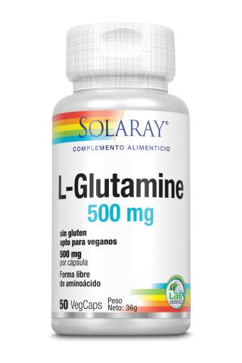 L-GLUTAMINE 500MG 50 CAP VEG