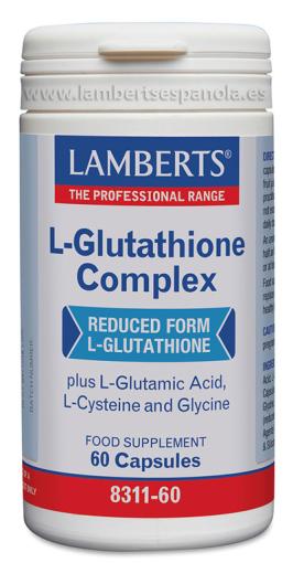 aminoácidos L-GLUTATHIONE COMPLEX 60 CAP