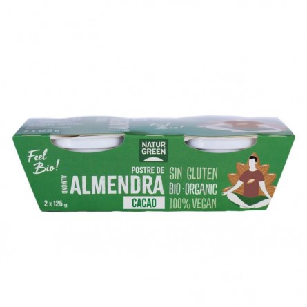 Postre Almendra Cacao 2 X 125 g