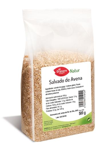 copos, mueslis y salvados SALVADO DE AVENA, 500 g