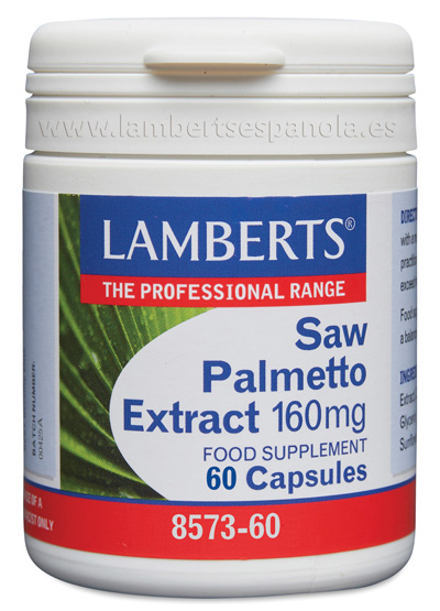 plantas en comprimidos SAW PALMETTO EXTRACTO 160MG 60 CAPSULAS