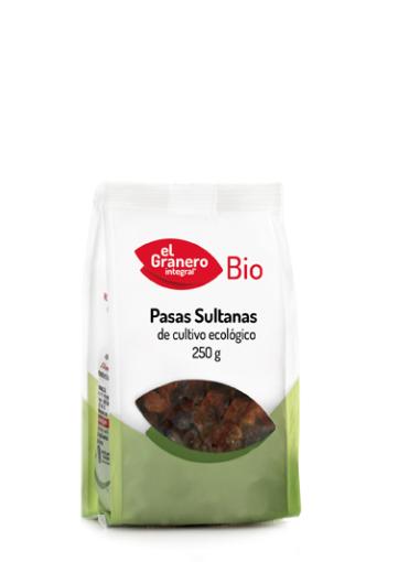 aperitivos y frutos secos UVA PASAS SULTANAS BIO, 250 g