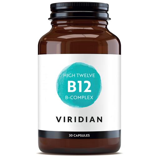 vitaminas HIGH TWELVE VITAMIN B12 CON B-COMPLEX (30) VEG. CAPS.