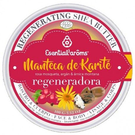 línea corporal MANTECA DE KARITE REGENERADORA 100GRS