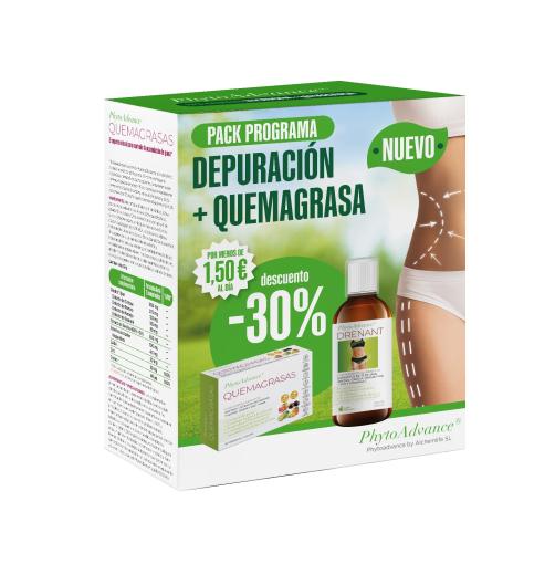 PACK DRENANT 500ML + QUEMAGRASAS 30CAP