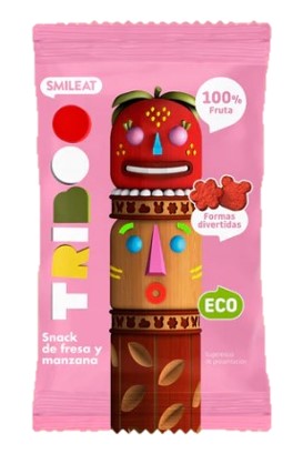 alim infantil SMINOLAS SNACK FRESA Y MANZANA ECO 25GR