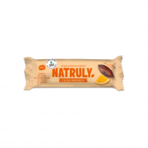 aperitivos y frutos secos BARRITA RAW DE CACAO Y NARANJA 40gr. BIO