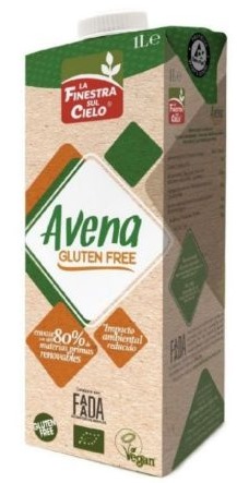 bebidas BEBIDA DE AVENA S/GLUTEN 1L