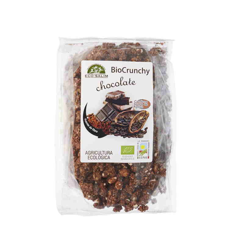 copos, mueslis y salvados BIO CRUNCHY CHOCOLATE250 GR