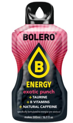 bebidas solubles BOLERO ENERGY EXOTIC PUNCH 14G
