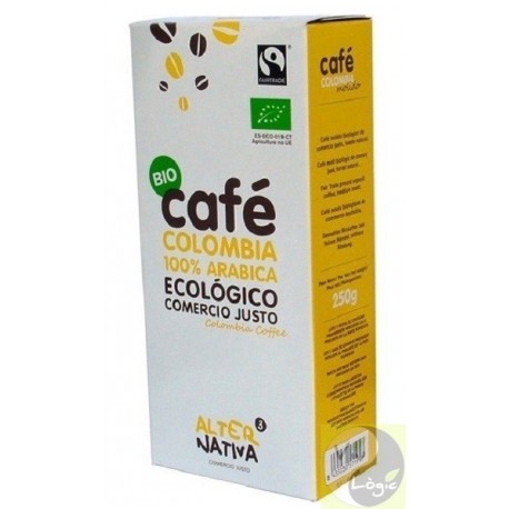 azucar y endulzantes CAFE COLOMBIA MOLIDO BIO 250GR