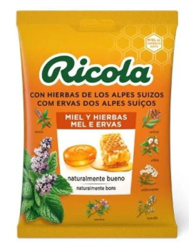 caramelos y gominolas CARAMELO BOLSA MIEL Y HIERBAS 70GR
