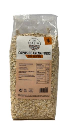 copos, mueslis y salvados COPOS DE AVENA FINOS S/G 500G