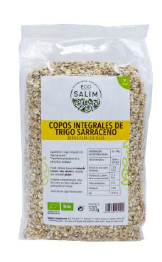 copos, mueslis y salvados COPOS INTEGRALES TRIGO SARRACENO BIO 500 GR