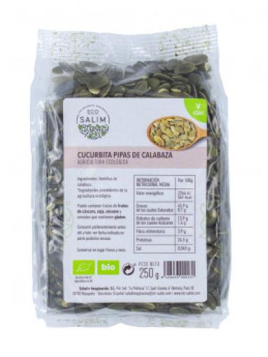 granos y semillas CUCURBITA SEMILLAS DE CALABAZA ECO 250G