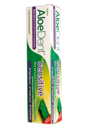 higiene bucal DENTIFRICO CON ALOE VERA SENSITIVE 100ML