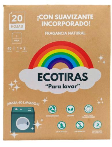 limpieza ECOTIRAS PARA LAVADORA 40 LAVADOS