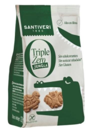 repostería y chocolates GALLETAS JUNGLA TRIPLE ZERO S/ GLU 120GR