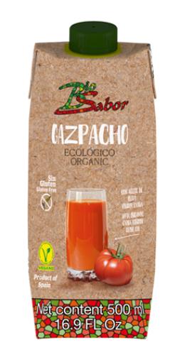 bebidas GAZPACHO ECO SIN GLUTEN 500ML