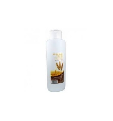 línea corporal GEL DE BAÑO GERMEN DE TRIGO Y MIEL 750ML