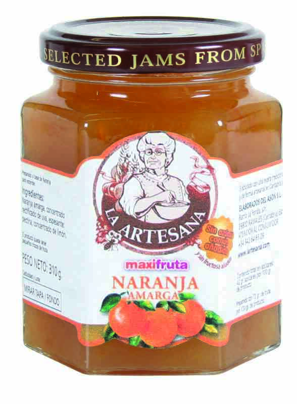 mermeladas MAXI FRUTA NARANJA AMARGA SIN/FRUCTOSA 305GR