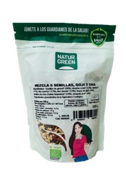 granos y semillas MEZCLA 6 SEMILLAS GOJI Y CHIA BIO 225GR