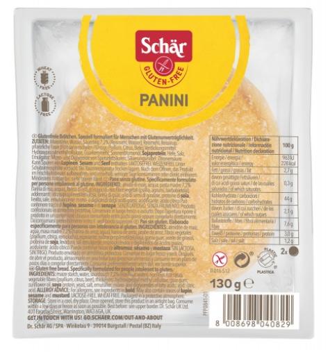 celiacos PANINI 2X65GR