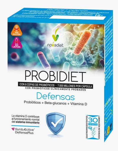 sistema inmunológico PROBIDIET DEFENSAS 30 CAPS