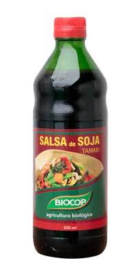 sales, condimentos y salsas SALSA SOJA TAMARI BIO 500 ML