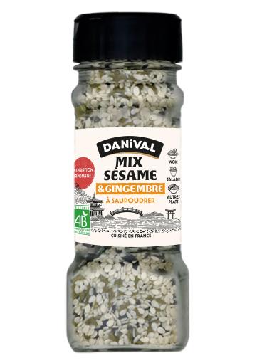 sales, condimentos y salsas SAZONADOR SESAMO Y JENGIBRE BIO 45G