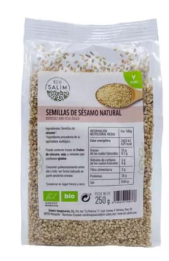 granos y semillas SEMILLAS DE SESAMO NATURAL ECO 250G