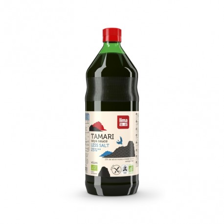 sales, condimentos y salsas TAMARI 25% MENOS SAL BIO 1L